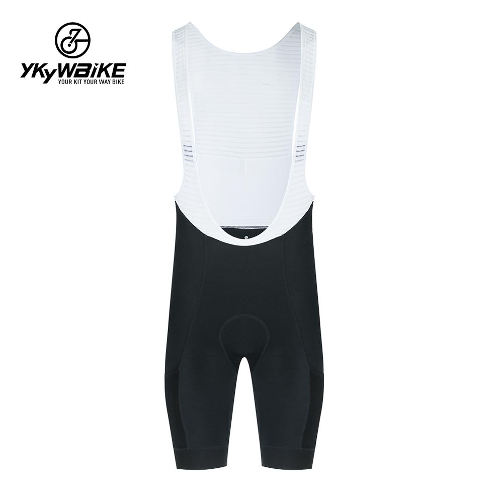 YKYW Men’s Cycling Bib Shorts Cushion Upgrade 6H 4 Pockets Black